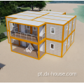 Casa de contêineres de dois andares resistentes ao furacão